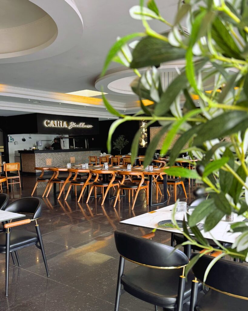 Salle du restaurant Caria Steakhouse